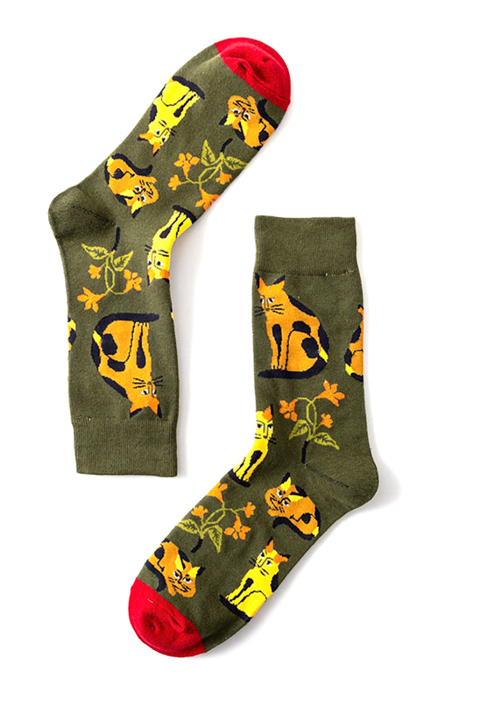 Amazon Series Cat Prints Socks