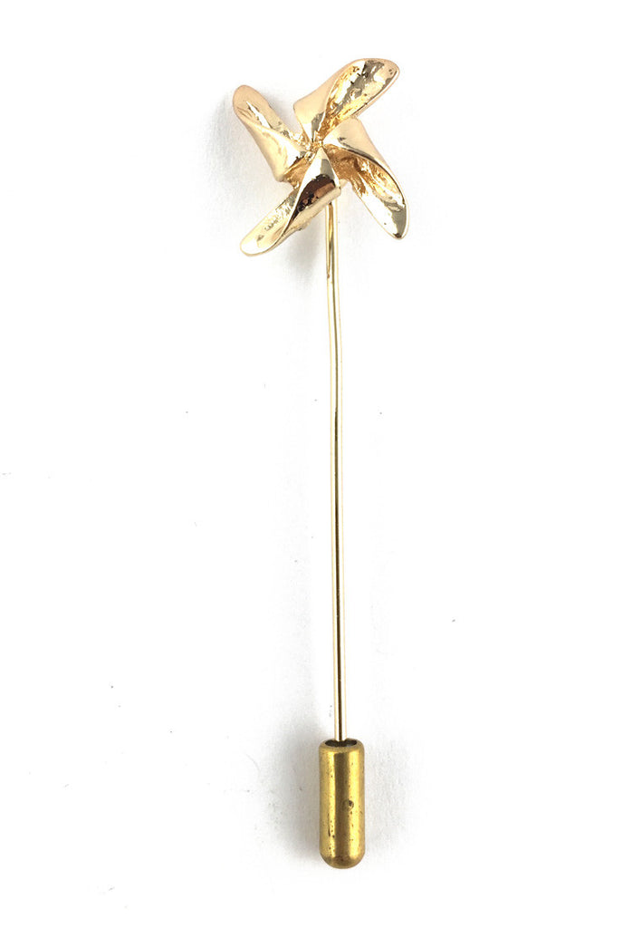 Pin Lapel Kincir Angin Emas