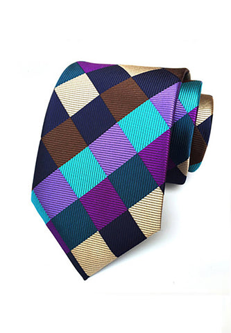 Checky Series Multicolor Neck Tie