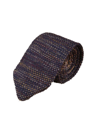 Spun Series Dark Purple Knitted Tie