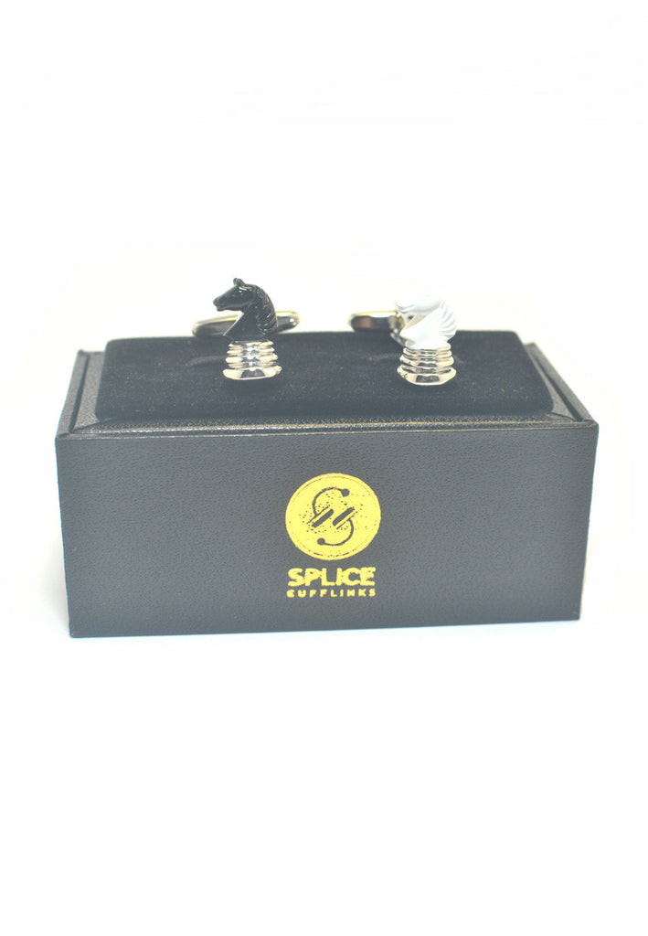 Manset Kesatria Catur Hitam & Putih