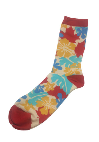 Splashy Series Colourful Floral Prints Socks
