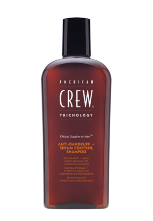 Syampu Anti-Kelemumur American Crew + Kawalan Sebum 250ml