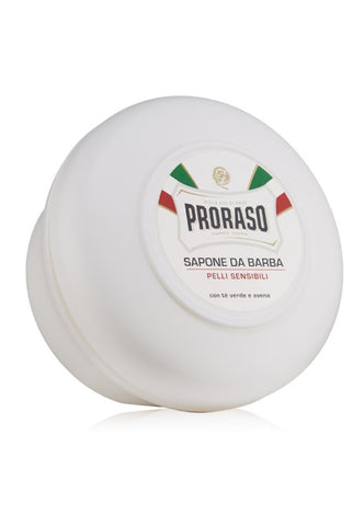Proraso Shaving Soap in a Bowl, Sensitive Skin, 5.2 oz (150 ml)