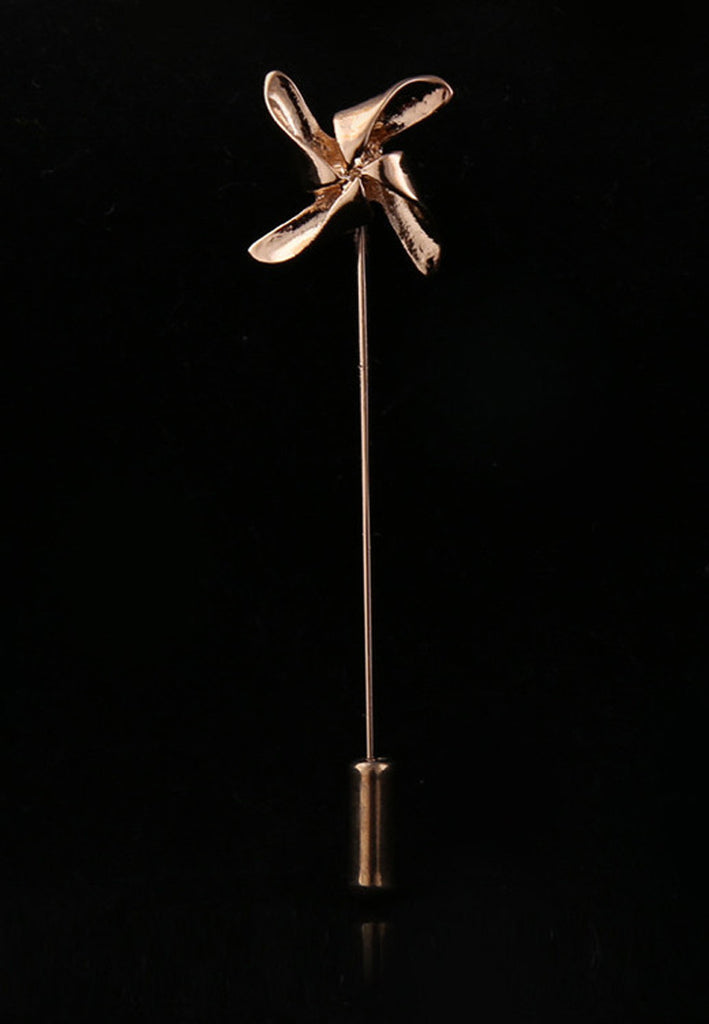 Pin Lapel Kincir Angin Emas