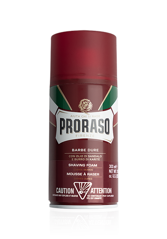 Proraso 剃须泡沫：滋养粗糙胡须（300 毫升）