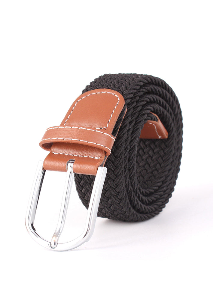 Entwine Series Black Braided Belts