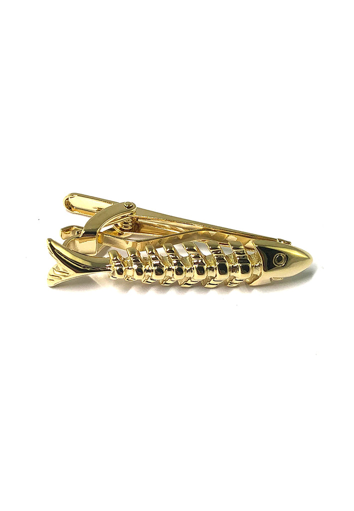 Gold Fish Tie Clip