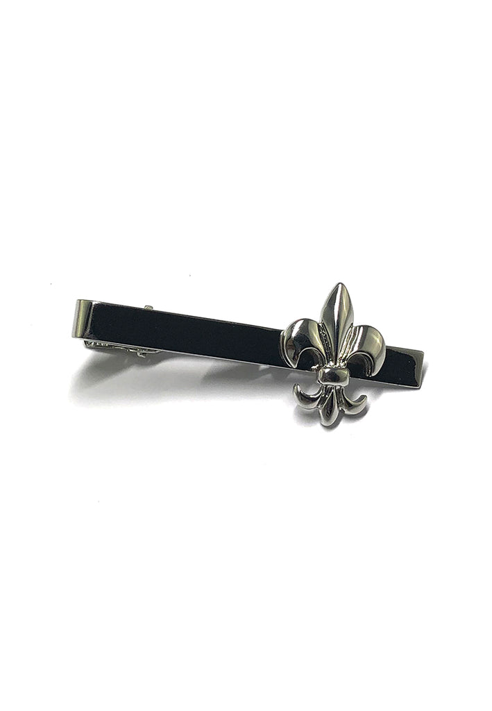 Silver Fleur De Lys Tie Pin