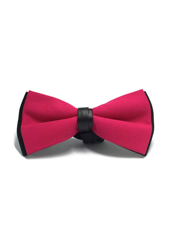 Sassy Series Pink Cotton Pre-tied Bow Tie