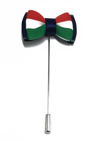 Pin Lapel Reben Bendera Merah, Putih &amp; Hijau