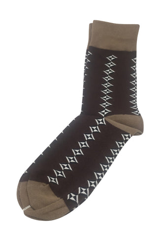Allotropes Series Brown Socks