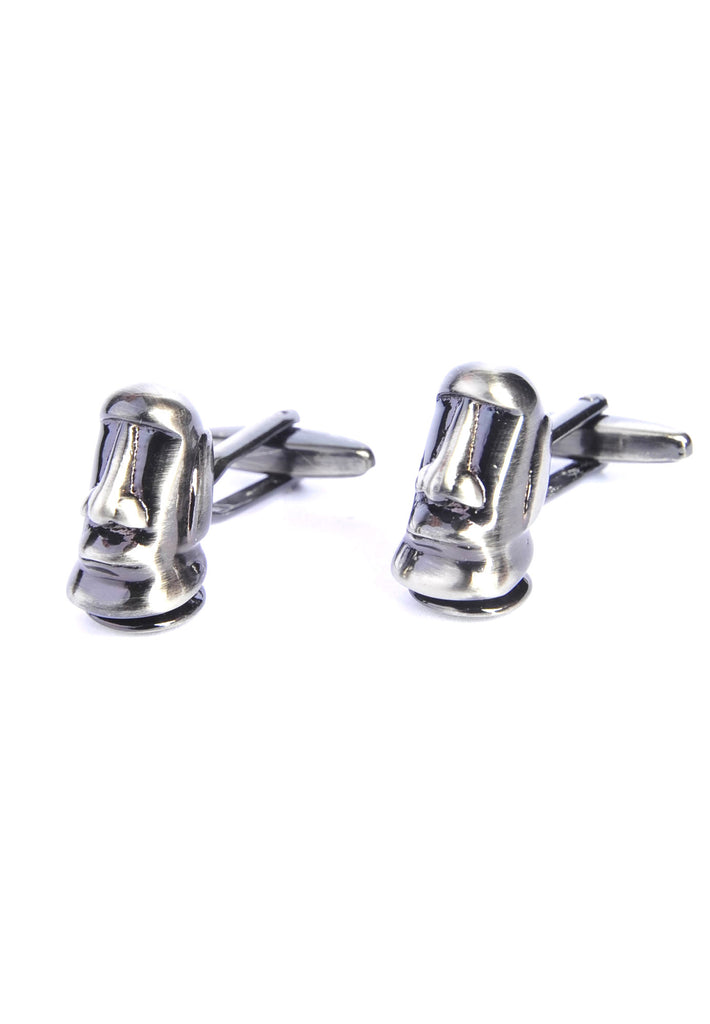 Antique Finish Easter Island Cufflinks