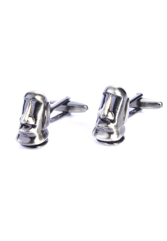 Antique Finish Easter Island Cufflinks