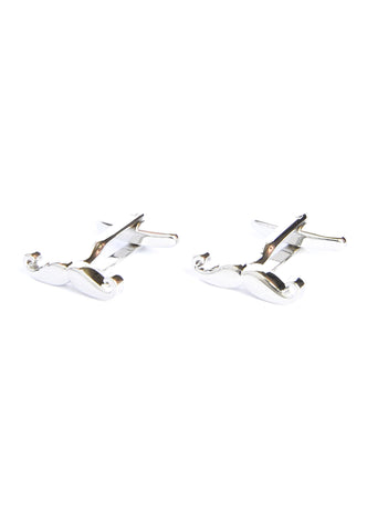 Curly Tipped Moustache Cufflink