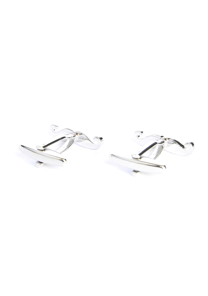 Curly Tipped Moustache Cufflink