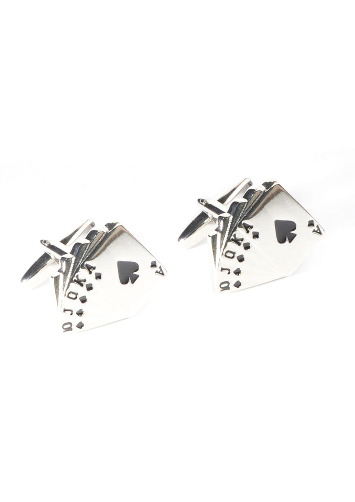 Royal Flush Poker Cufflinks