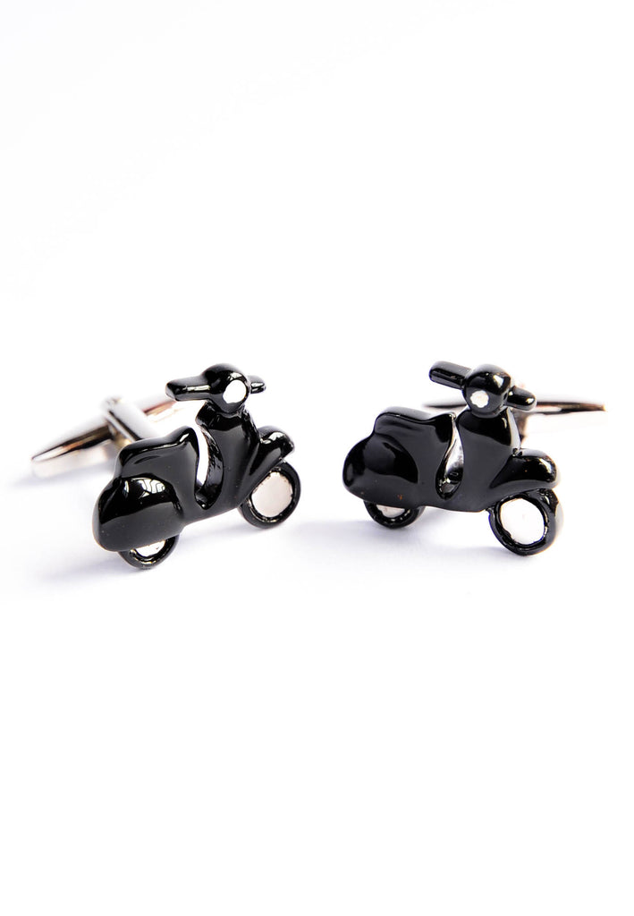 Scooter Cufflinks - Black