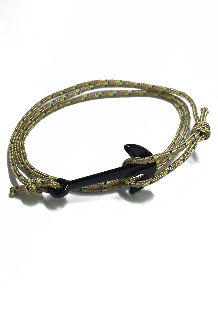 Ballast Series Beige Nylon Anchor Bracelet