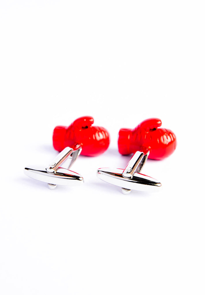 Red Boxing Gloves Cufflinks