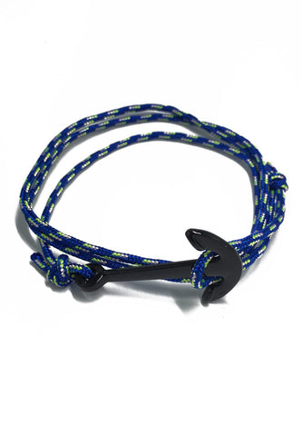 Ballast Series Blue Nylon Anchor Bracelet