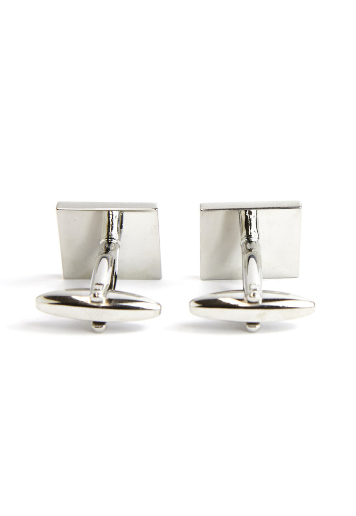 Brown & Blue Squares Cufflinks