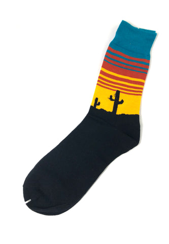 Splashy Series Cactus Design Socks