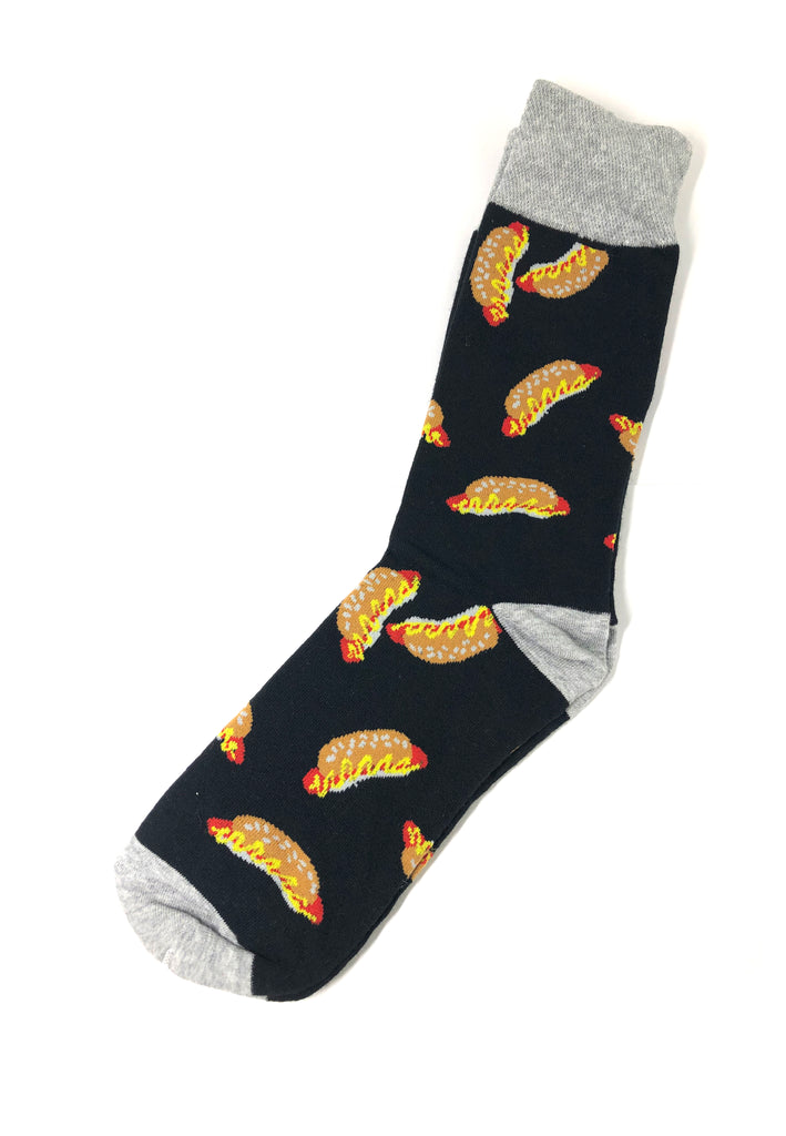 Gourmet Series Hot Dog Prints Design Socks