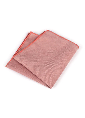 麂皮系列深粉色口袋方巾