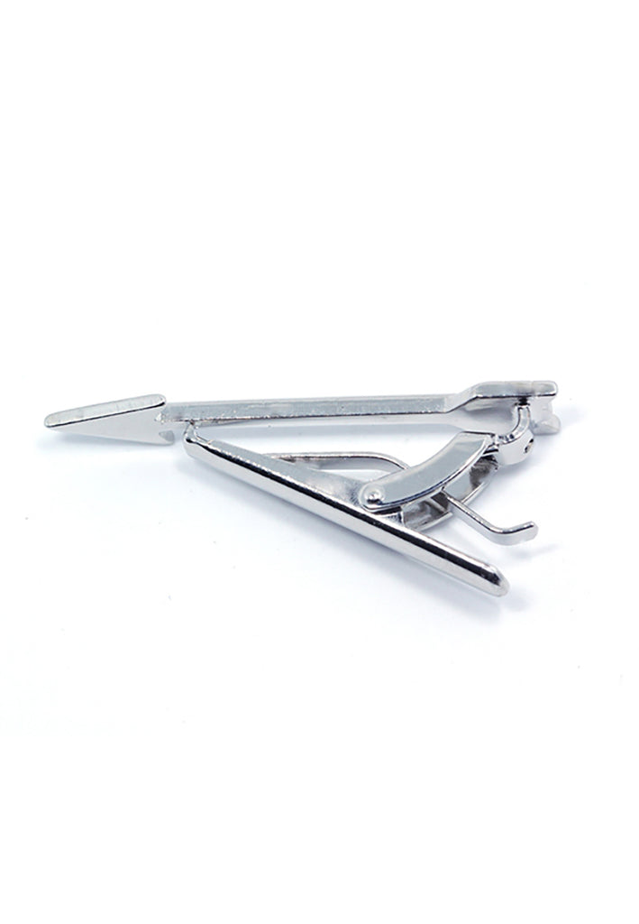 Silver Arrow Tie Clips