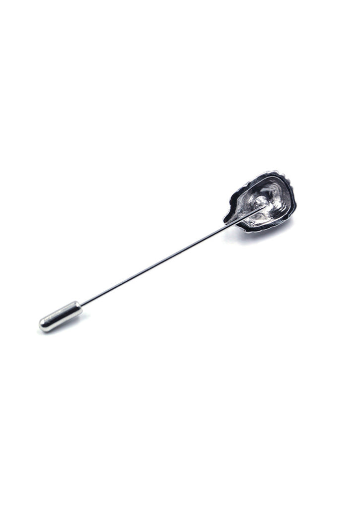 Silver Lion Head Lapel Pin 2