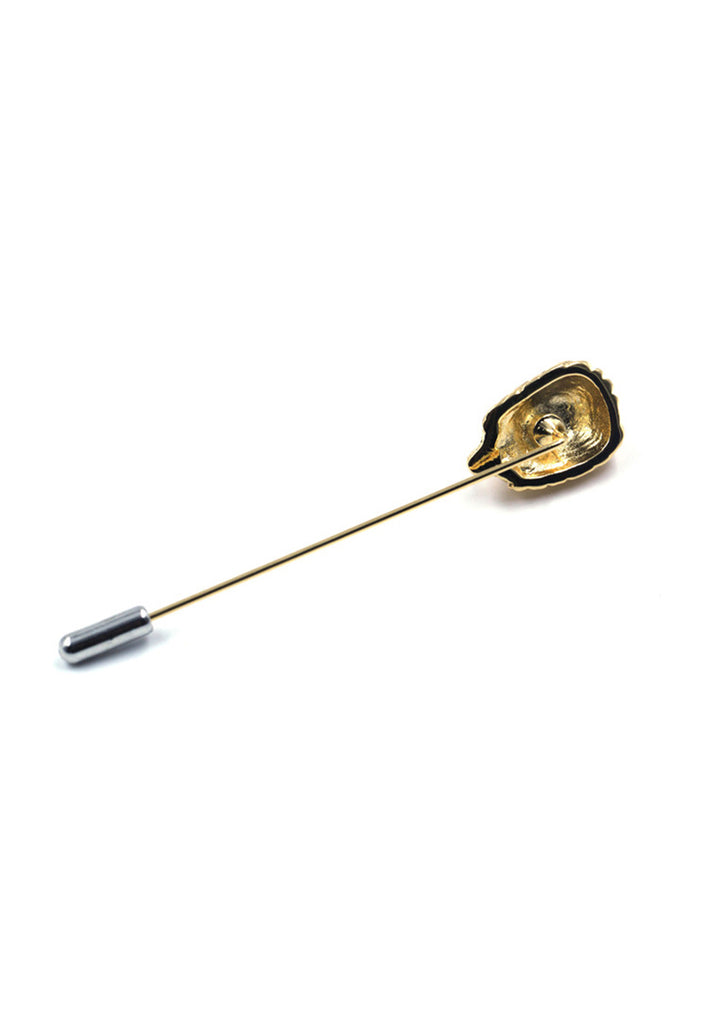 Gold Lion Head Lapel Pin 2