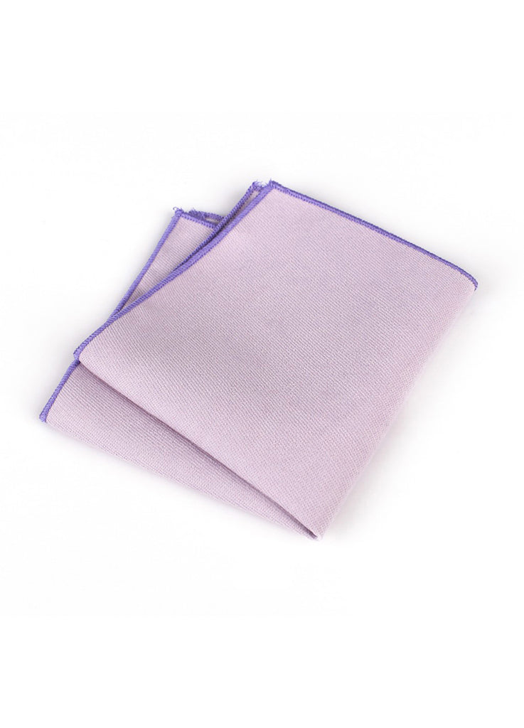Suede Series Lavender Pocket Square