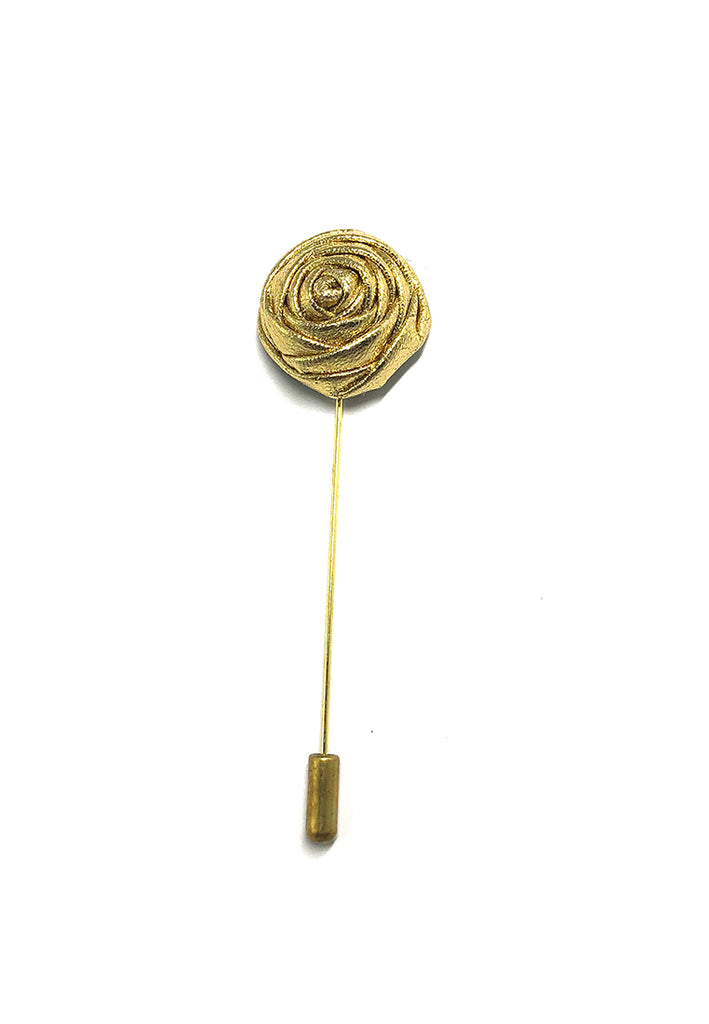 Gold Rose Lapel Pin