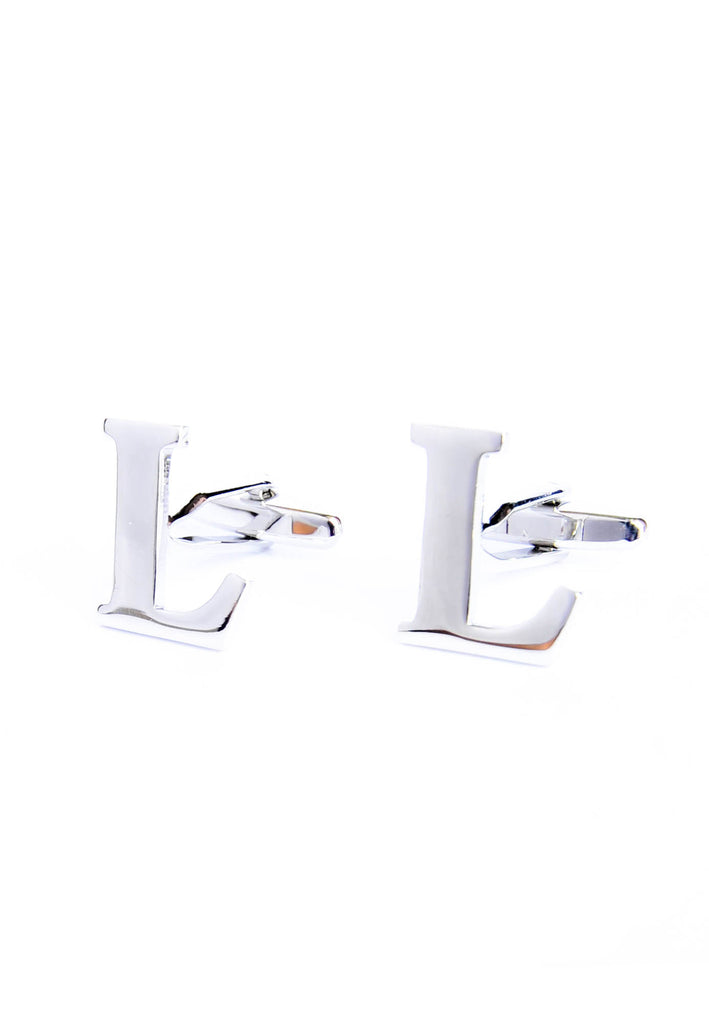 Manset Monogram Abjad Bersalut Rhodium - L