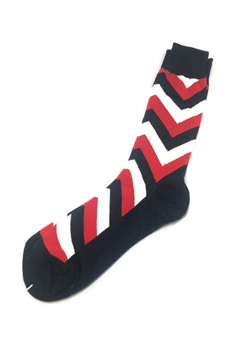 Tron Series Red And Black Patterned Socks