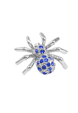 Diamond Spider Lapel Pin