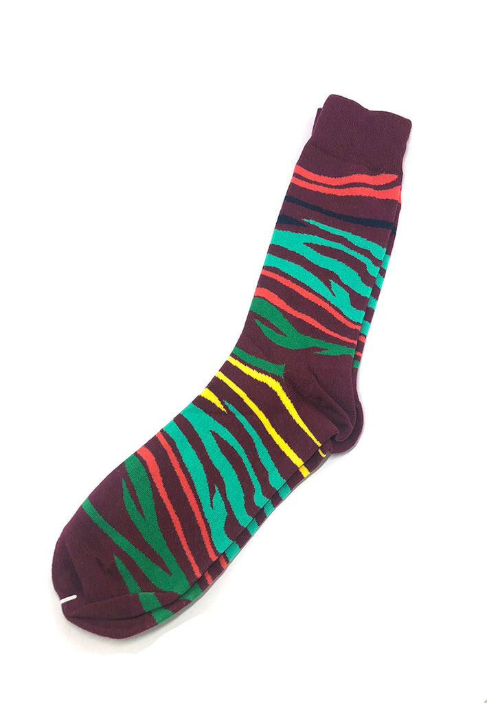 Tron Series Tiger Stripes Patterned Socks