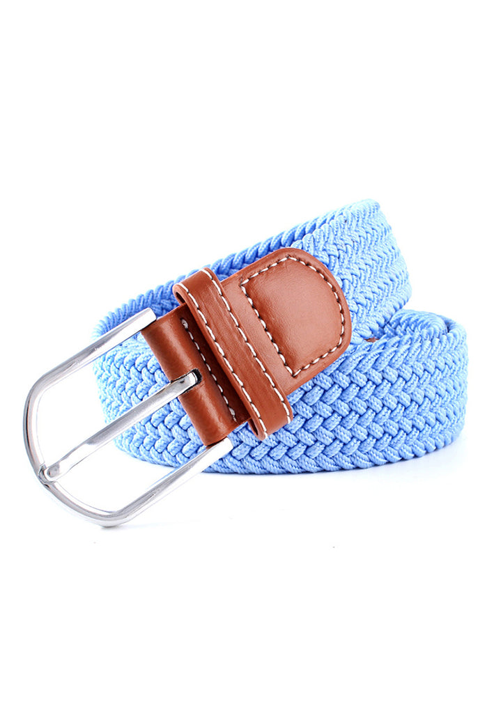 Entwine Series Baby Blue Braided Belts