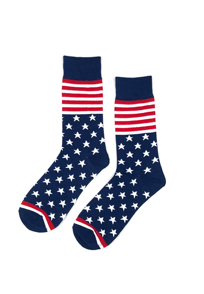 Tron 系列美国国旗图案袜子