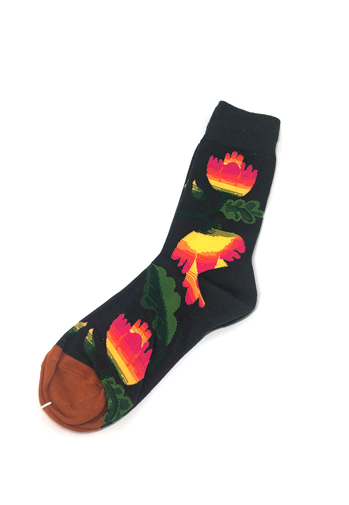 Amazon Series Lotus Prints Socks