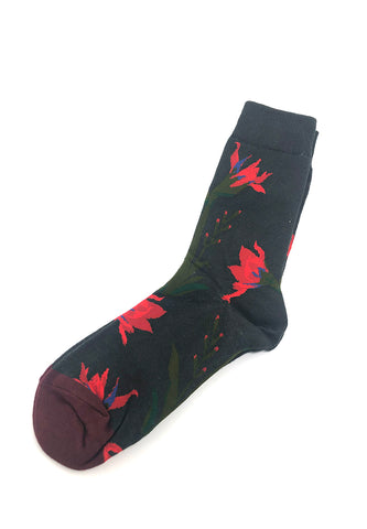 Amazon Series Flower Prints Socks