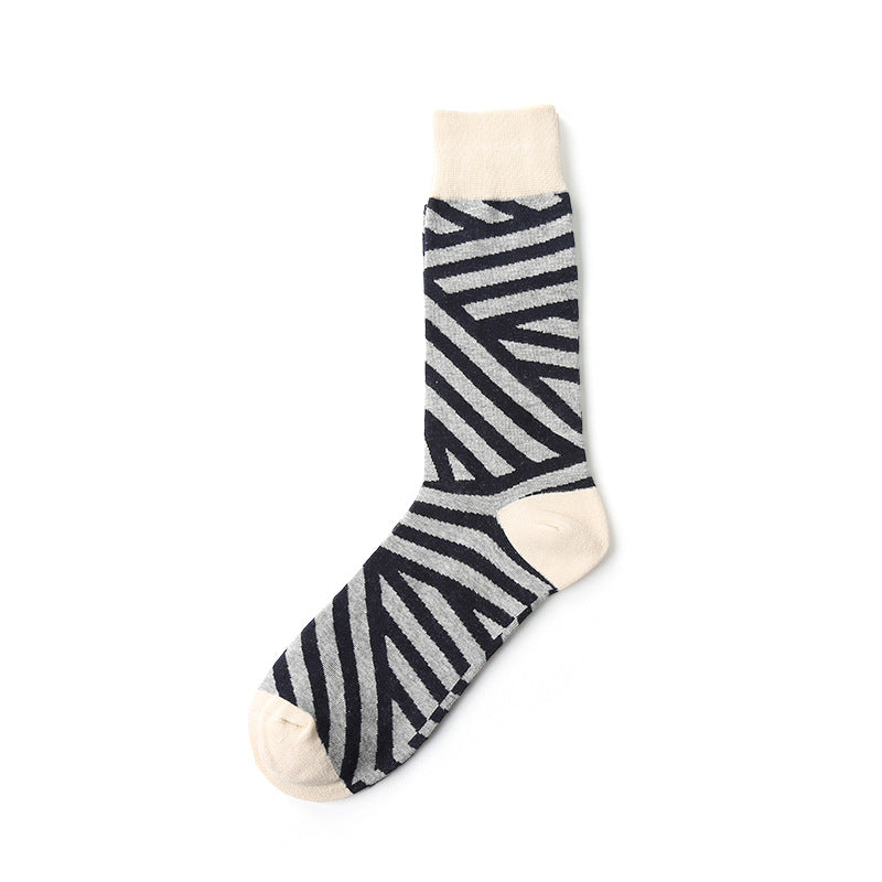 Tron Series Grey and Black Patterned Socks