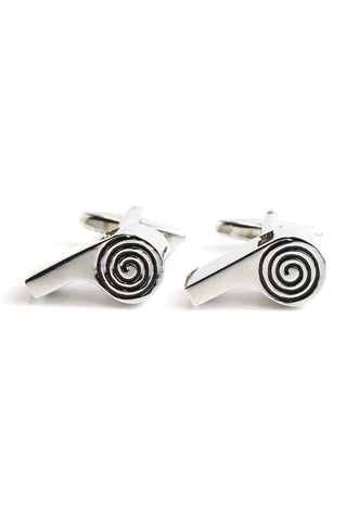 Real working Whistles Cufflinks