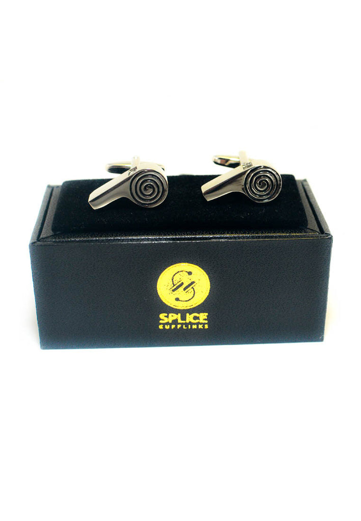 Real working Whistles Cufflinks