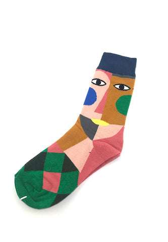 Splashy Series Clown Design Socks