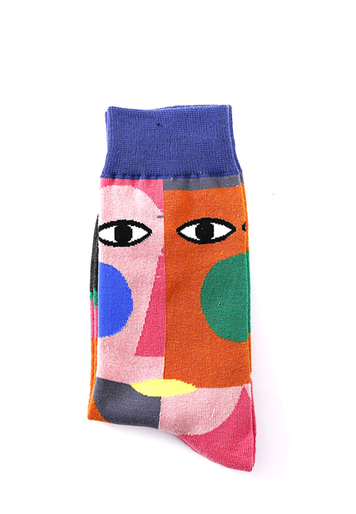 Splashy Series Clown Design Socks