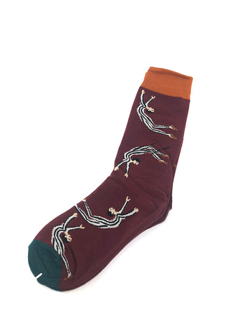 Splashy Series Acrobats Design Socks