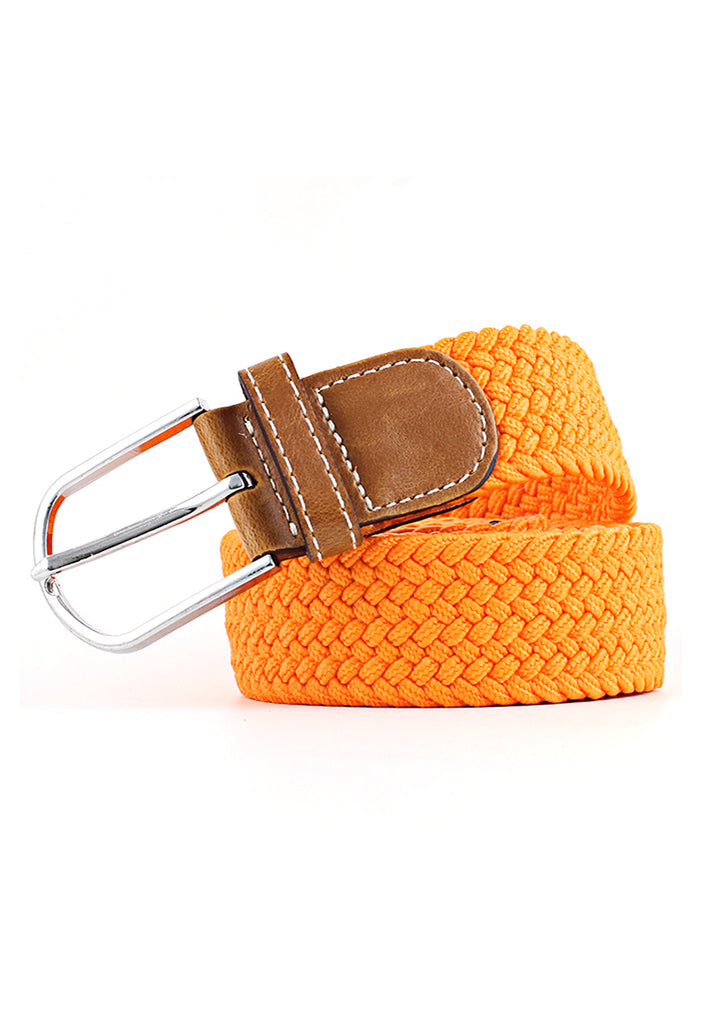 Entwine Series Orange Braided Belts