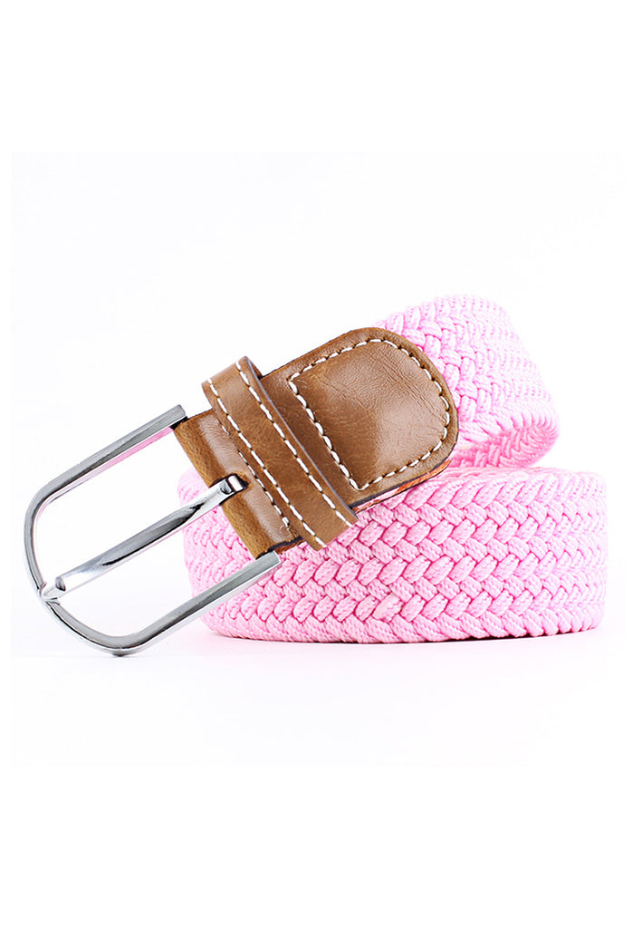 Entwine Series Baby Pink Braided Belts